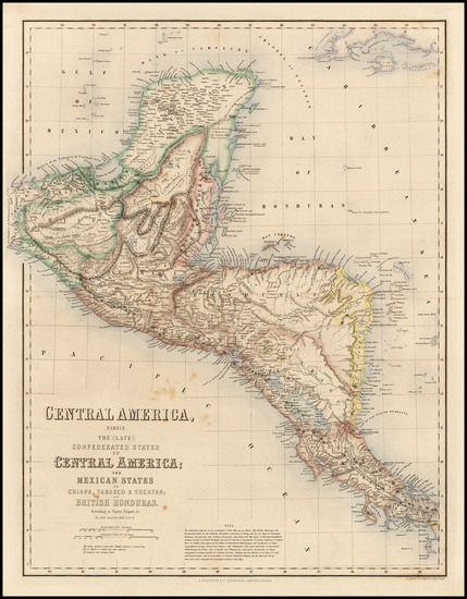 82-Mexico and Central America Map By Archibald Fullarton & Co.