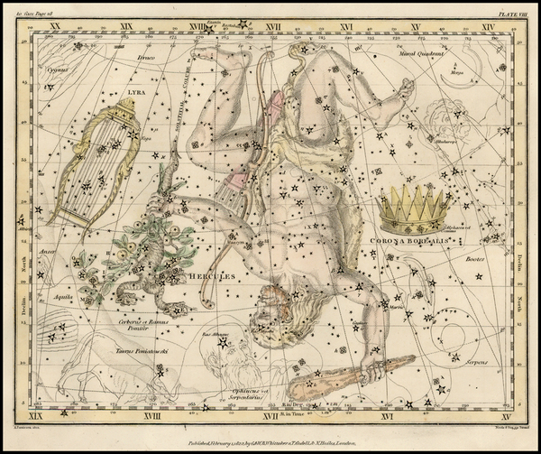 91-Celestial Maps Map By Alexander Jamieson