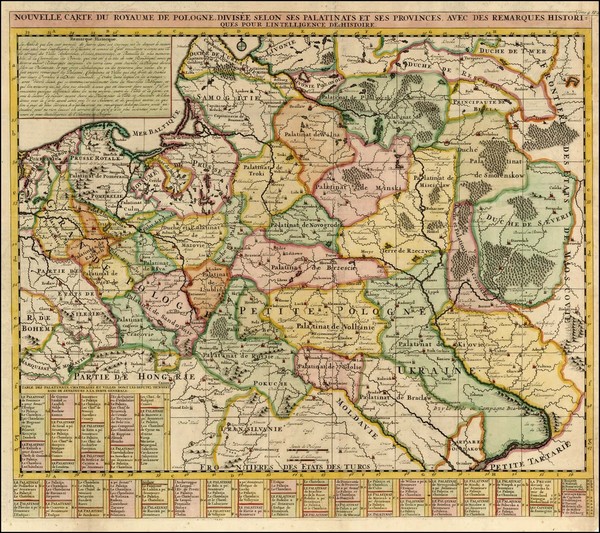 75-Poland and Baltic Countries Map By Henri Chatelain