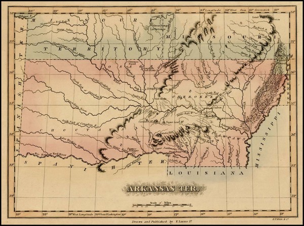 100-South Map By Fielding Lucas Jr.