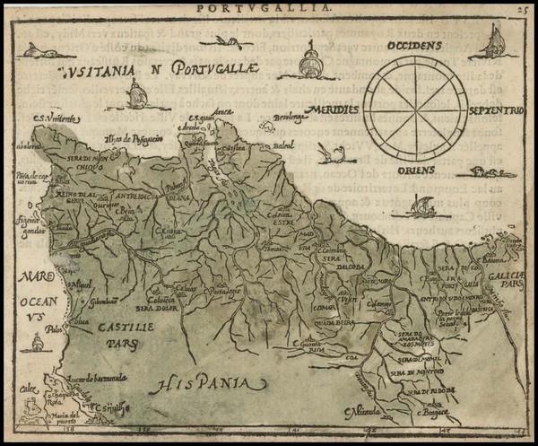 78-Portugal Map By Zacharias Heyns