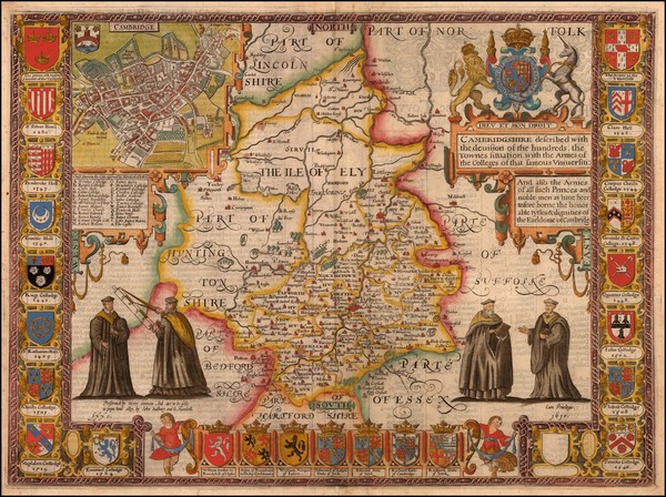 58-British Isles Map By John Speed