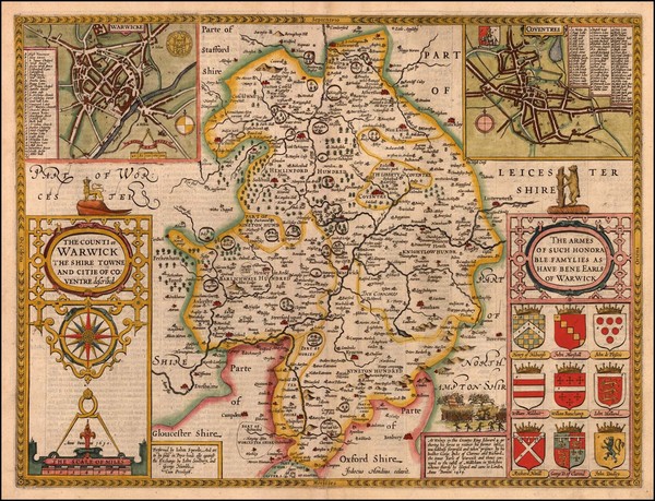 66-British Isles Map By John Speed