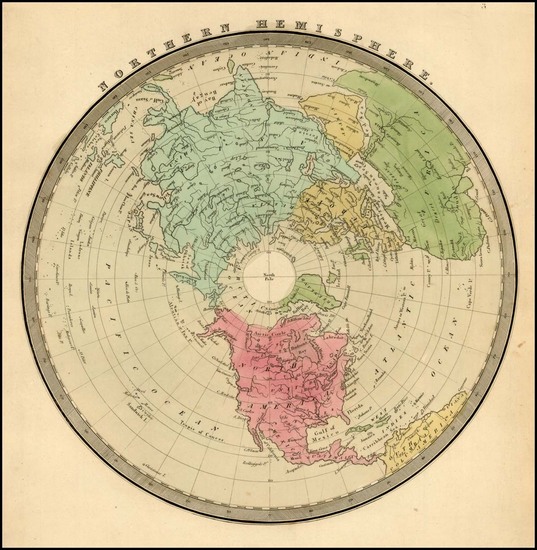 2-Northern Hemisphere and Polar Maps Map By Jeremiah Greenleaf