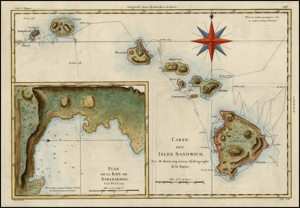 55-Hawaii and Hawaii Map By Rigobert Bonne