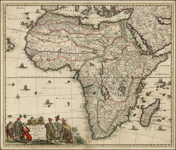 45-Africa and Africa Map By Frederick De Wit