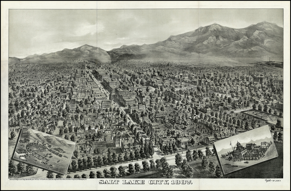 48-Southwest and Rocky Mountains Map By Augustus Gast