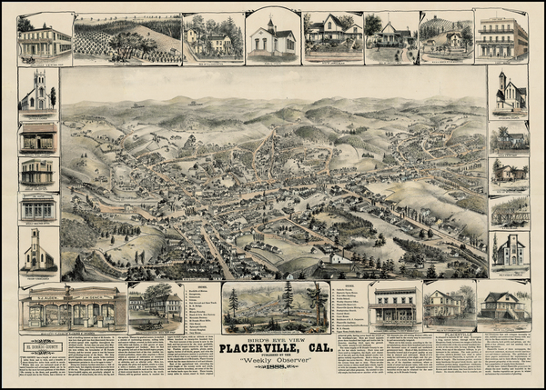 57-California Map By W.W. Elliott & Co.