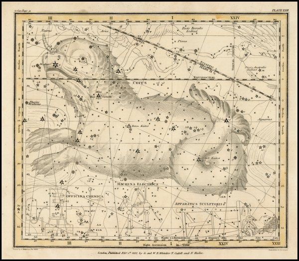 72-Celestial Maps Map By Alexander Jamieson