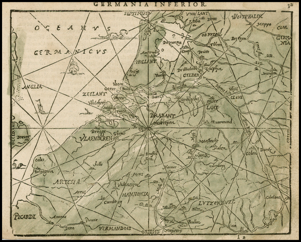 60-Netherlands and Germany Map By Zacharias Heyns