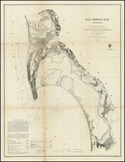 76-California Map By United States Coast Survey