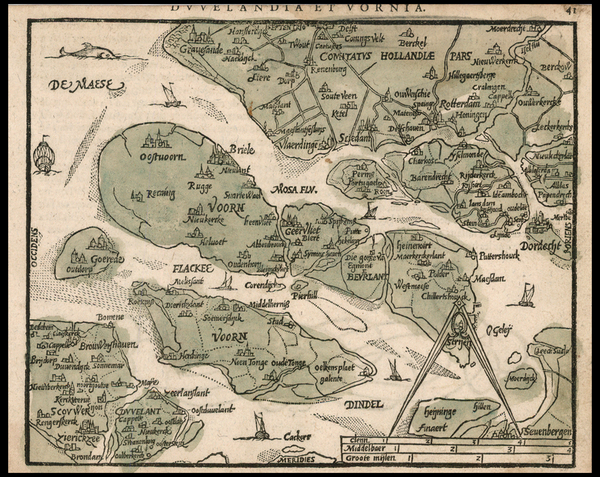 88-Netherlands Map By Zacharias Heyns