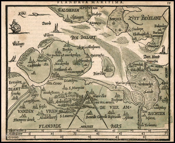 16-Netherlands Map By Zacharias Heyns