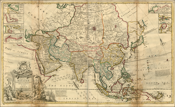 56-Asia and Oceania Map By Herman Moll