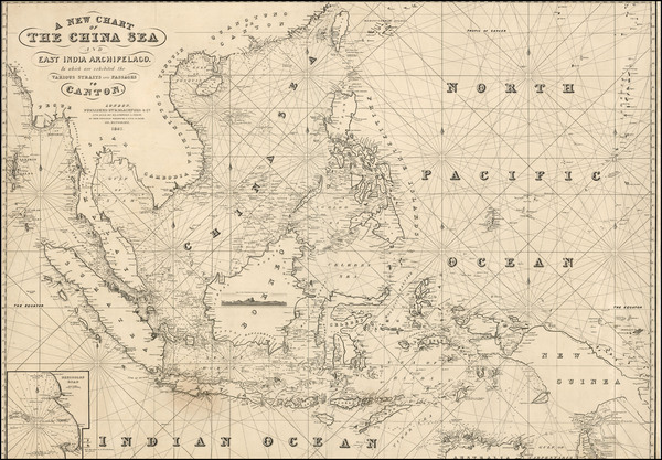 58-China, Southeast Asia, Philippines and Other Islands Map By Blachford & Co.