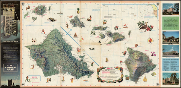 71-Hawaii and Hawaii Map By Rand McNally & Company