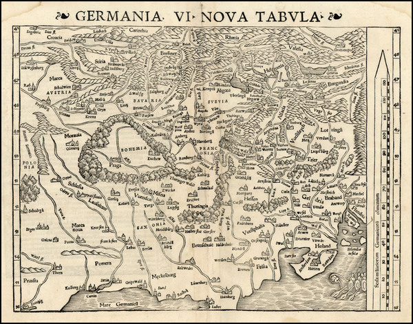 25-Netherlands, Poland, Baltic Countries and Germany Map By Sebastian Munster