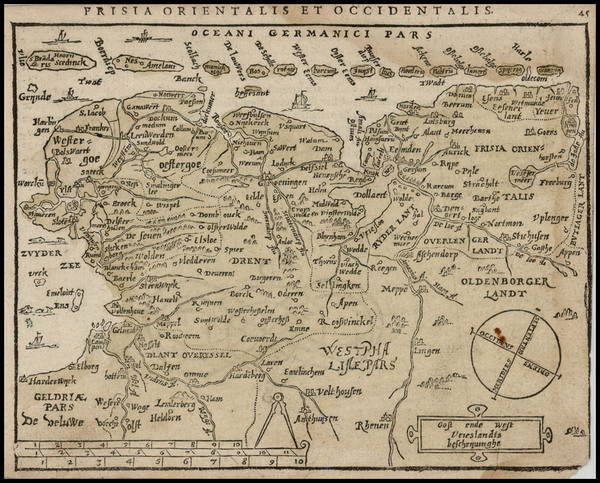 61-Netherlands and Germany Map By Zacharias Heyns