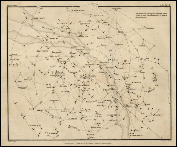 93-Celestial Maps Map By Alexander Jamieson