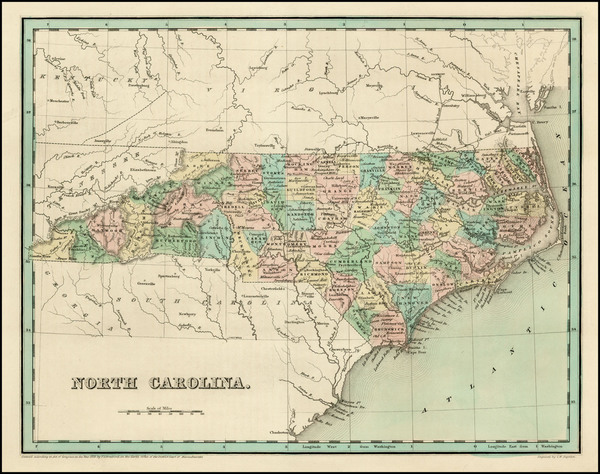 5-Southeast Map By Thomas Gamaliel Bradford
