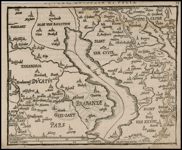 48-Netherlands Map By Zacharias Heyns