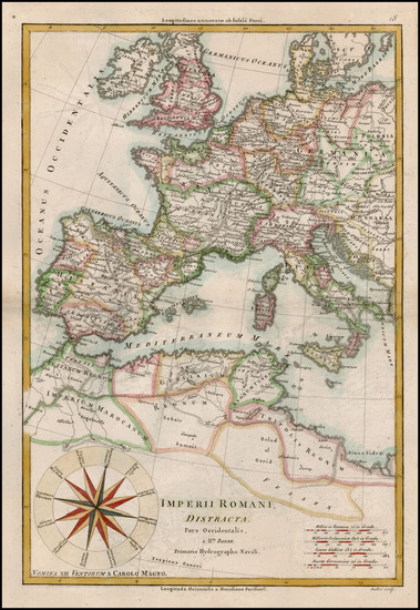 78-Europe, Mediterranean and North Africa Map By Rigobert Bonne