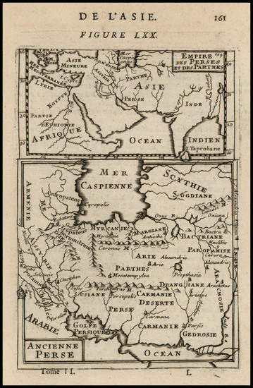 80-Central Asia & Caucasus and Middle East Map By Alain Manesson Mallet