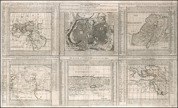 80-Turkey, Mediterranean, Middle East, Holy Land, Turkey & Asia Minor and Greece Map By Robert