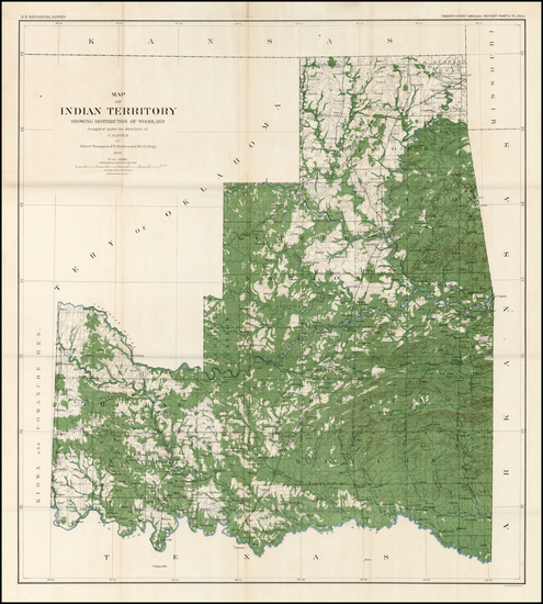 71-Plains and Southwest Map By U.S. Geological Survey