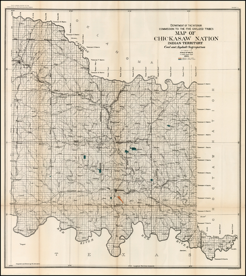 98-Plains and Southwest Map By United States Department of the Interior