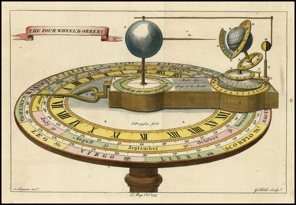 23-Celestial Maps Map By London Magazine