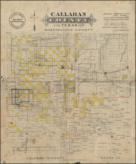 14-Texas Map By Augustus Gast