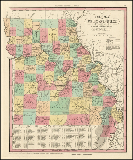 65-Midwest and Plains Map By Henry Schenk Tanner