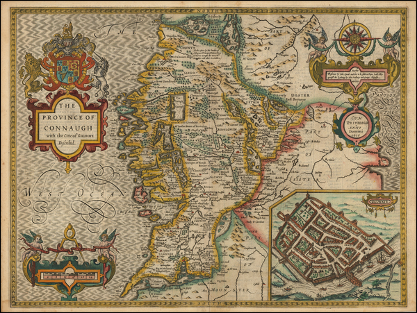 46-Ireland Map By John Speed