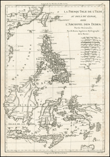 57-China, Southeast Asia and Philippines Map By Rigobert Bonne