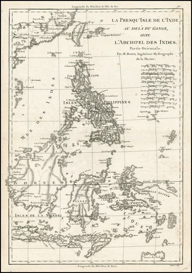 47-China, Southeast Asia and Philippines Map By Rigobert Bonne