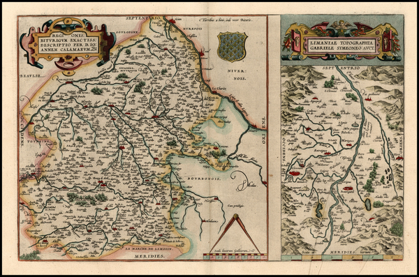 87-France Map By Abraham Ortelius