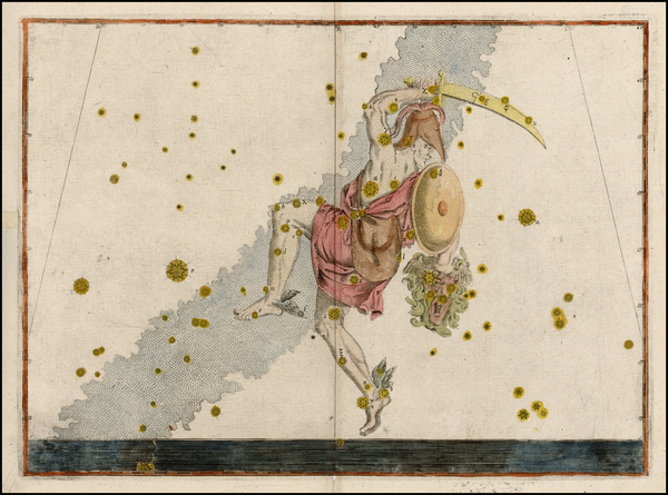 95-Celestial Maps Map By Johann Bayer