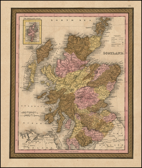 99-Scotland Map By Henry Schenk Tanner