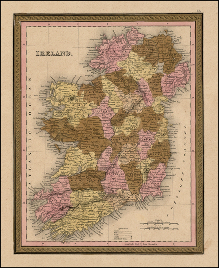 93-Ireland Map By Henry Schenk Tanner