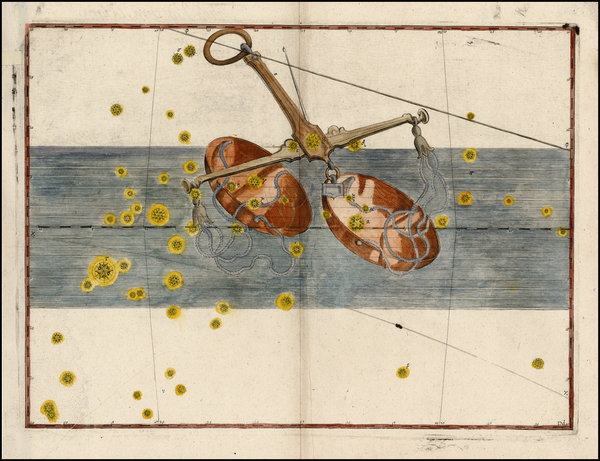 98-Celestial Maps Map By Johann Bayer