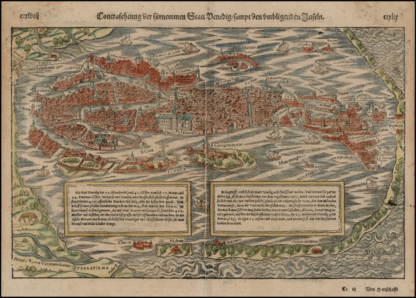 47-Italy Map By Sebastian Munster