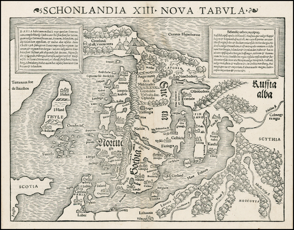 78-Baltic Countries, Scandinavia and Balearic Islands Map By Sebastian Munster