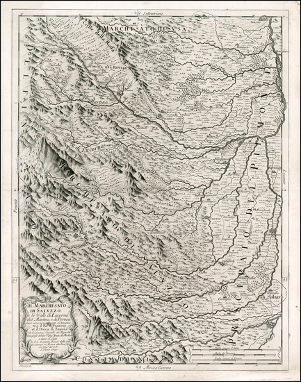 36-Italy Map By Giacomo Giovanni Rossi