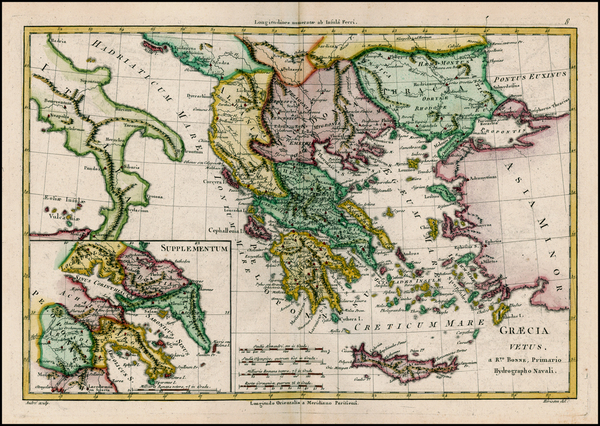 8-Balearic Islands and Greece Map By Rigobert Bonne