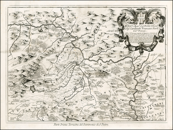 38-Italy and Northern Italy Map By Giacomo Giovanni Rossi