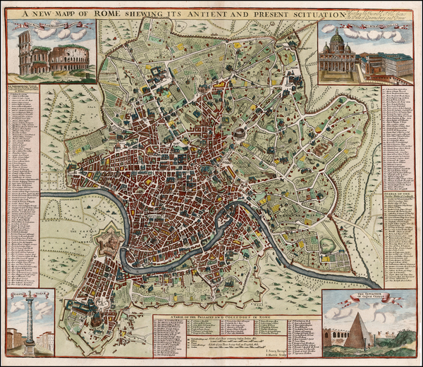 6-Italy Map By John Senex / John Harris