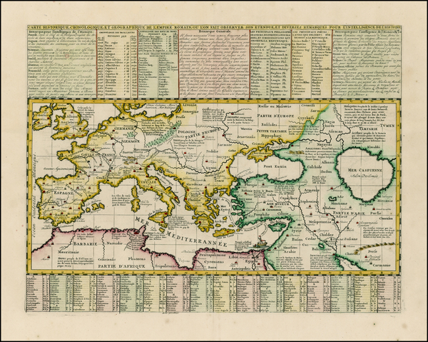 24-Europe, Mediterranean, Central Asia & Caucasus and Turkey & Asia Minor Map By Henri Cha