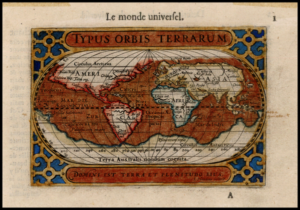 76-World Map By Barent Langenes