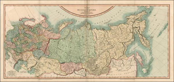 7-Russia and Russia in Asia Map By John Cary